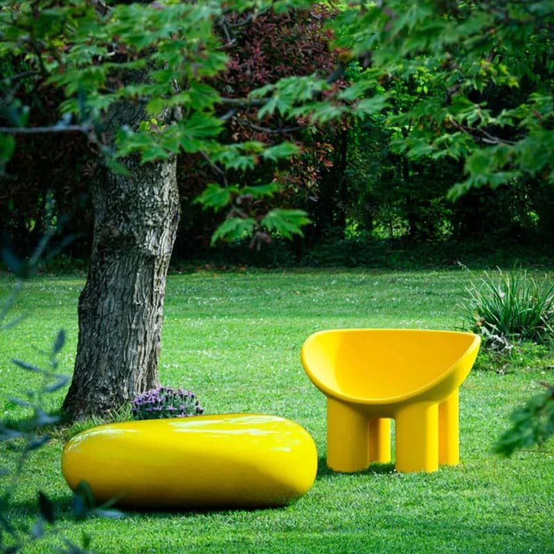 Driade Poltrona Roly Poly giallo ocra 2 Longho Design Palermo