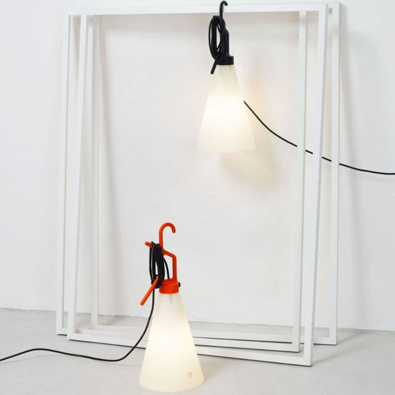 Flos Lampada Mayday nero e arancio Longho Design Palermo