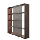 Molteni Libreria Ava eucalipto con LED 1 Longho Design Palermo