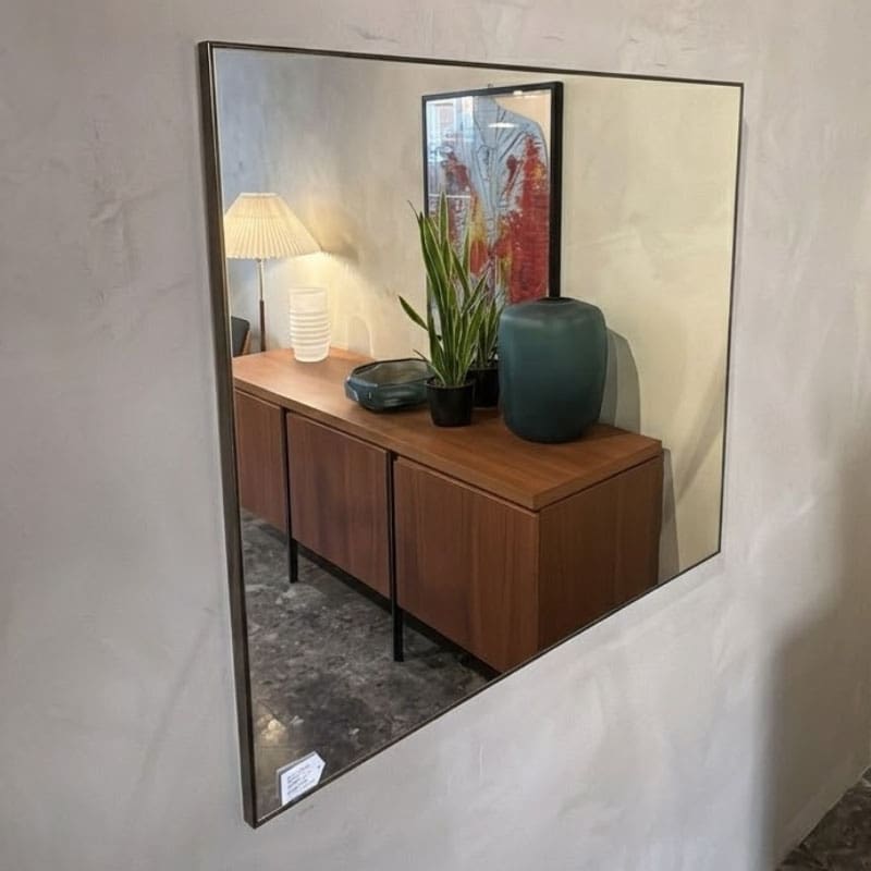 Driade Specchio No Frame 80x80 ottone Longho Design Palermo