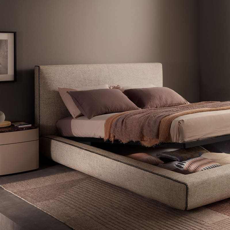 LEMA Letto matrimoniale Lullaby con contenitore Longho Design Palermo