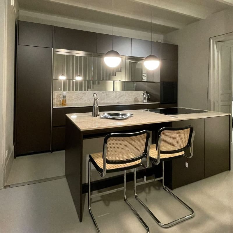 Elmar Cucina Easy marrone Longho Design Palermo Elmar Cucina Easy marrone Longho Design Palermo